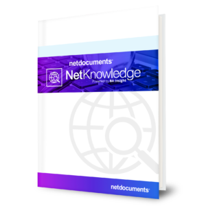 Netdocs Knowledge cover Netdocs Knowledge cover