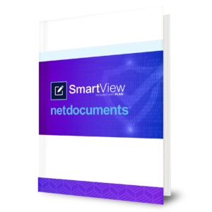 Netdocs Smartview cover Netdocs Smartview cover